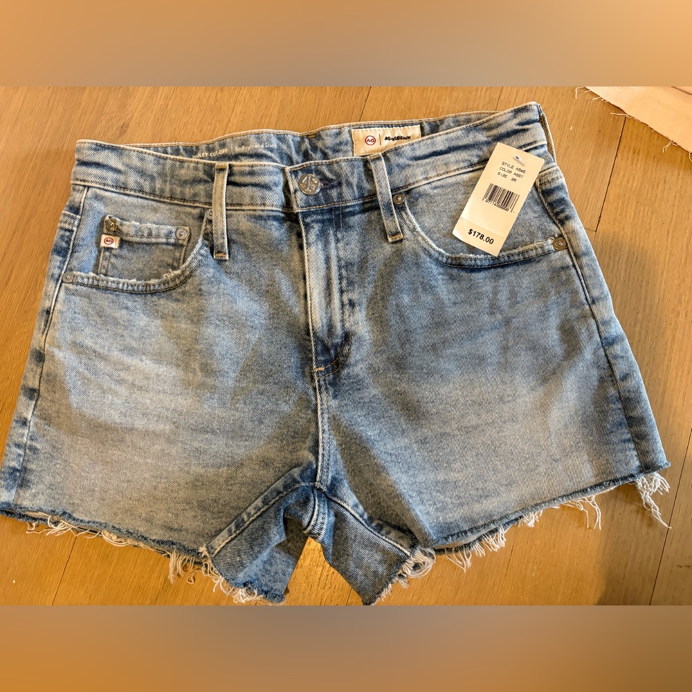 AG Adriano Goldschmied vintage Women's Light Blue Jean Shorts